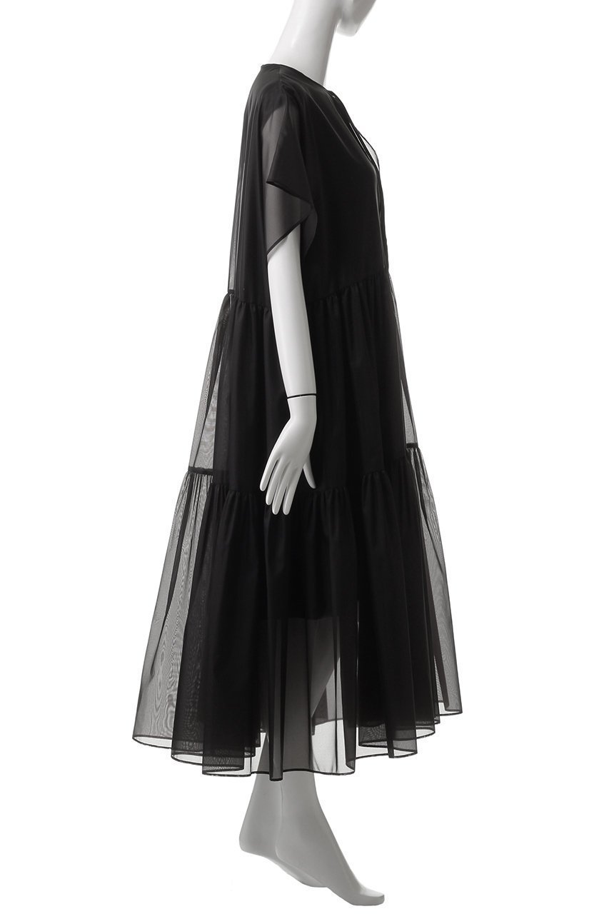 【ドメル/DOMELLE】のオーガンジ― ドレス 人気、トレンドファッション・服の通販 founy(ファニー) 　ファッション　Fashion　レディースファッション　Fashion for Women　ワンピース　Dresses　フォーマル・パーティードレス・結婚式用ドレス　Elegant & Casual Dresses　チュニック　Tunic Tops & Dresses　インナー　Innerwear　オーガンジー　Organza Fabric　ギャザー　Gathered, Ruffled　チュニック　Tunic, Long Top　ティアード　Tiered, Tiered Style　ドレス　Dress, One-Piece　ロング　Long, Long-Length　other-3|ID: prp329100004369486 ipo3291000000035690294
