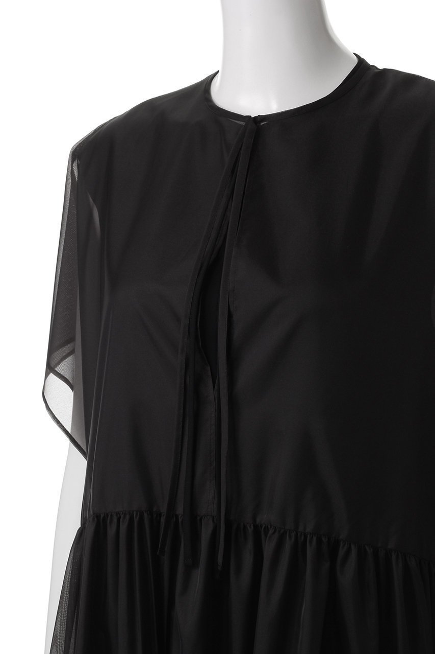 【ドメル/DOMELLE】のオーガンジ― ドレス 人気、トレンドファッション・服の通販 founy(ファニー) 　ファッション　Fashion　レディースファッション　Fashion for Women　ワンピース　Dresses　フォーマル・パーティードレス・結婚式用ドレス　Elegant & Casual Dresses　チュニック　Tunic Tops & Dresses　インナー　Innerwear　オーガンジー　Organza Fabric　ギャザー　Gathered, Ruffled　チュニック　Tunic, Long Top　ティアード　Tiered, Tiered Style　ドレス　Dress, One-Piece　ロング　Long, Long-Length　other-5|ID: prp329100004369486 ipo3291000000035690296