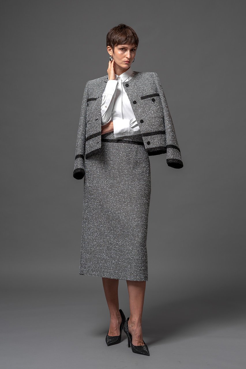 【ドメル/DOMELLE】のLINTON ツイード スカート 人気、トレンドファッション・服の通販 founy(ファニー) 　ファッション　Fashion　レディースファッション　Fashion for Women　スカート　Skirts　ロングスカート　Long Skirts / Maxi & Midi Skirts　クラシカル　Classical, Vintage-Inspired　ストレート　Straight, Straight Cut　ツイード　Twill, Twill Weave　ロング　Long, Long-Length　人気　Popular, Best Seller　other-7|ID: prp329100004369487 ipo3291000000032823399