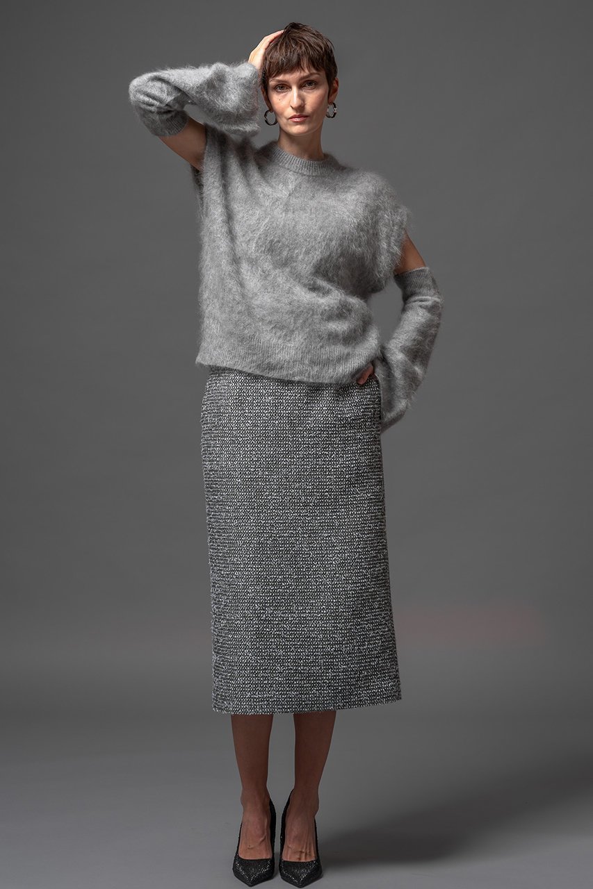 【ドメル/DOMELLE】のLINTON ツイード スカート 人気、トレンドファッション・服の通販 founy(ファニー) 　ファッション　Fashion　レディースファッション　Fashion for Women　スカート　Skirts　ロングスカート　Long Skirts / Maxi & Midi Skirts　クラシカル　Classical, Vintage-Inspired　ストレート　Straight, Straight Cut　ツイード　Twill, Twill Weave　ロング　Long, Long-Length　人気　Popular, Best Seller　other-8|ID: prp329100004369487 ipo3291000000032823400