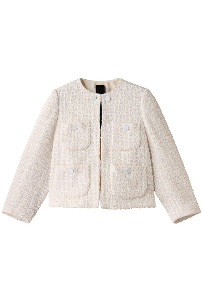 【ドメル/DOMELLE】のLINTON ツイード ジャケット インテリア・キッズ・メンズ・レディースファッション・服の通販 founy(ファニー) https://founy.com/ ファッション Fashion レディースファッション WOMEN アウター Coat Outerwear ジャケット Jackets クラシカル Classical ジャケット Jacket セットアップ Set Up ツイード Tweed バスケット Basket フロント Front ブルゾン Blouson ポケット Pocket 別注 Special Order |ID: prp329100004369488 ipo3291000000030706476