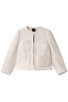 【ドメル/DOMELLE】のLINTON ツイード ジャケット 人気、トレンドファッション・服の通販 founy(ファニー) ファッション Fashion レディースファッション Fashion for Women アウター Coat / Outerwear Collection レディースジャケット・軽アウター Jackets クラシカル Classical, Vintage-Inspired ジャケット Jacket, Outerwear セットアップ Set-Up, Coordinated Outfit ツイード Twill, Twill Weave バスケット Basket, Basket Bag フロント Front, Front Design ブルゾン Blouson, Bomber Jacket ポケット Pocket, Pocket Detail 別注 Limited Edition, Custom Order thumbnail アイボリー|ID: prp329100004369488 ipo3291000000034956387
