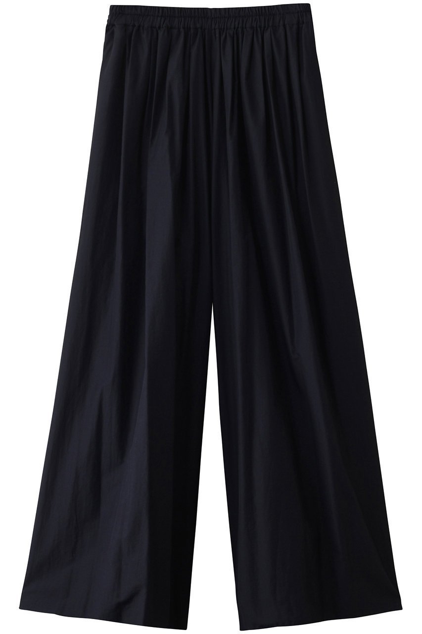 【ドメル/DOMELLE】のタフタ パンツ インテリア・キッズ・メンズ・レディースファッション・服の通販 founy(ファニー) 　ファッション　Fashion　レディースファッション　Fashion for Women　パンツ　Pants & Trousers　ギャザー　Gathered, Ruffled　コンパクト　Compact, Small Size　タフタ　Taffeta, Structured Fabric　リラックス　Relax, Relaxed Fit　ワイド　Wide, Wide Fit　ネイビー|ID: prp329100004369489 ipo3291000000032927112