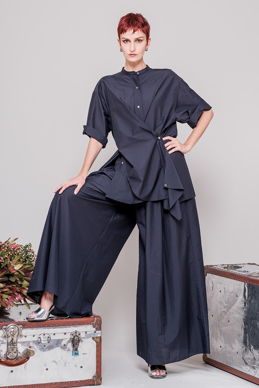 【ドメル/DOMELLE】のタフタ パンツ 人気、トレンドファッション・服の通販 founy(ファニー) 　ファッション　Fashion　レディースファッション　Fashion for Women　パンツ　Pants & Trousers　ギャザー　Gathered, Ruffled　コンパクト　Compact, Small Size　タフタ　Taffeta, Structured Fabric　リラックス　Relax, Relaxed Fit　ワイド　Wide, Wide Fit　other-6|ID: prp329100004369489 ipo3291000000035550780