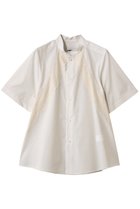【ロキト/LOKITHO】のリボンレース ハーフスリーブ シャツ 人気、トレンドファッション・服の通販 founy(ファニー) ファッション Fashion レディースファッション Fashion for Women トップス・カットソー Cut & Sew Tops シャツ・ブラウス・オフィスカジュアル Elegant Blouses & Button-Ups ショート Short, Short Length スタンド Stand Collar, Upright Stand スリーブ Sleeve, Long Sleeve / Short Sleeve ハーフ Half, Half-Length リボン Ribbon, Bow レース Lace, Lace Fabric エレガント 上品 Elegant thumbnail ホワイト×ホワイト|ID: prp329100004369496 ipo3291000000032867302