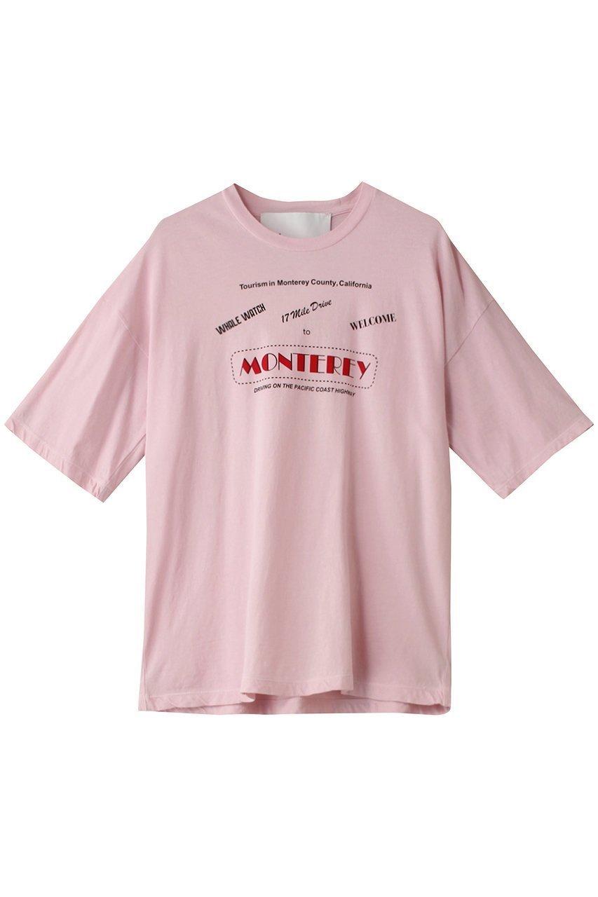 【ティッカ/TICCA】のMONTEREYTシャツ インテリア・キッズ・メンズ・レディースファッション・服の通販 founy(ファニー) 　ファッション　Fashion　レディースファッション　WOMEN　トップス・カットソー　Tops/Tshirt　シャツ/ブラウス　Shirts/Blouses　ロング / Tシャツ　T-Shirts　カットソー　Cut and Sewn　2025年　2025　2025春夏・S/S　Ss,Spring/Summer,2025　ショート　Short　スリーブ　Sleeve　プリント　Print　夏　Summer　春　Spring　S/S・春夏　Ss・Spring/Summer　ピンク|ID: prp329100004369498 ipo3291000000030544788