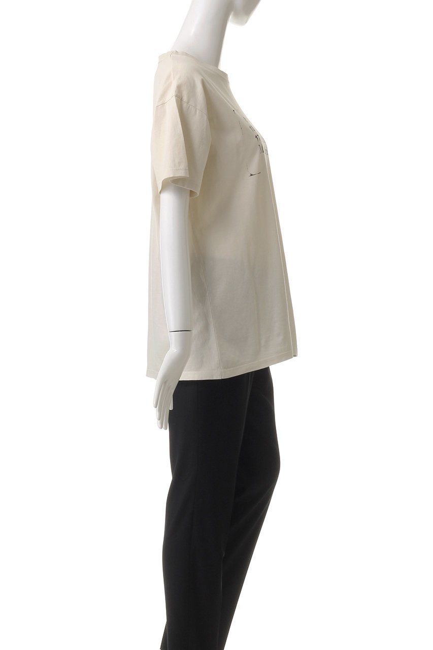 【メゾン マルジェラ/MAISON MARGIELA】のロゴプリントTシャツ 人気、トレンドファッション・服の通販 founy(ファニー) 　ファッション　Fashion　レディースファッション　WOMEN　トップス・カットソー　Tops/Tshirt　シャツ/ブラウス　Shirts/Blouses　ロング / Tシャツ　T-Shirts　カットソー　Cut and Sewn　ショート　Short　スリーブ　Sleeve　フロント　Front　プリント　Print　other-3|ID: prp329100004369505 ipo3291000000031337559