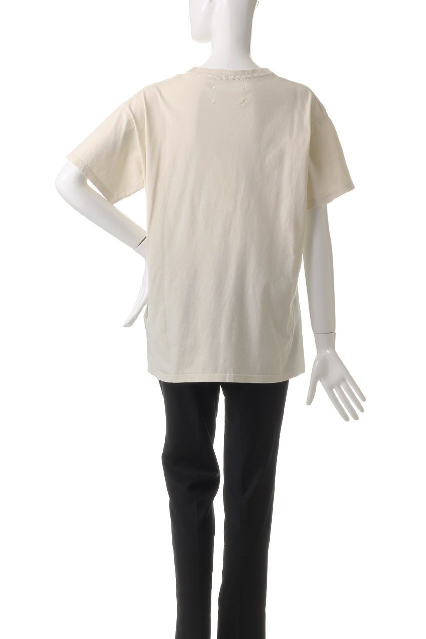 【メゾン マルジェラ/MAISON MARGIELA】のロゴプリントTシャツ 人気、トレンドファッション・服の通販 founy(ファニー) 　ファッション　Fashion　レディースファッション　WOMEN　トップス・カットソー　Tops/Tshirt　シャツ/ブラウス　Shirts/Blouses　ロング / Tシャツ　T-Shirts　カットソー　Cut and Sewn　ショート　Short　スリーブ　Sleeve　フロント　Front　プリント　Print　other-4|ID: prp329100004369505 ipo3291000000031337560