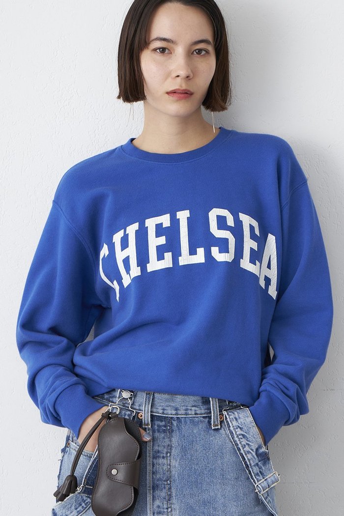 【ウィムガゼット/Whim Gazette】のCHELSEAロゴスウェット インテリア・キッズ・メンズ・レディースファッション・服の通販 founy(ファニー) https://founy.com/ ファッション Fashion レディースファッション Fashion for Women トップス・カットソー Cut & Sew Tops シャツ・ブラウス・オフィスカジュアル Elegant Blouses & Button-Ups レディースパーカー・カジュアルフーディー Casual Hoodies & Sweatshirts ロングTシャツ・Tシャツ Longline T-Shirts & Tees スウェット・クルーネックトップス Sweatshirts & Crewnecks / Relaxed Fit Sweat Tops カットソー・ベーシックTシャツ Cut-and-Sewn Tops / Stretch Tees & Basics おすすめ Recommended / Our Picks プリント Print, Printed Pattern ベビー Baby, Babywear リラックス Relax, Relaxed Fit |ID: prp329100004369510 ipo3291000000032862689