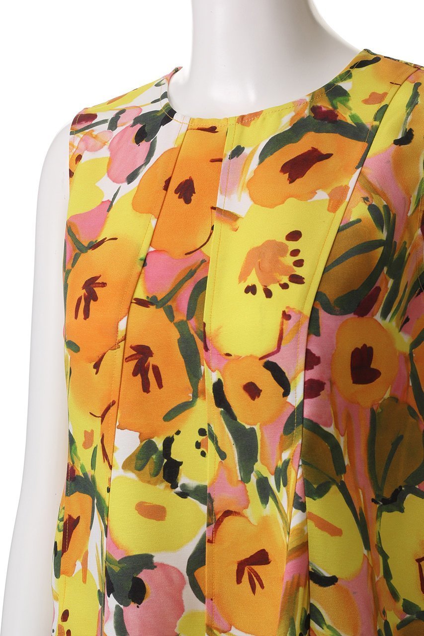 【ランバン オン ブルー/LANVIN en Bleu】のC est le Printempsワンピース 人気、トレンドファッション・服の通販 founy(ファニー) 　ファッション　Fashion　レディースファッション　Fashion for Women　ワンピース　Dresses　チュニック　Tunic Tops & Dresses　イレギュラー　Irregular Design　チュニック　Tunic, Long Top　パーティ　Party, Party Style　フラワー　Flower, Floral　フレア　Flare, Flared　ロング　Long, Long-Length　夏　Summer　春　Spring　S/S・春夏　SS, Spring/Summer, Warm Season　other-5|ID: prp329100004369511 ipo3291000000034825739