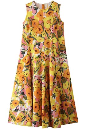 【ランバン オン ブルー/LANVIN en Bleu】 C est le Printempsワンピース人気、トレンドファッション・服の通販 founy(ファニー) ファッション Fashion レディースファッション Fashion for Women ワンピース Dresses チュニック Tunic Tops & Dresses イレギュラー Irregular Design チュニック Tunic, Long Top パーティ Party, Party Style フラワー Flower, Floral フレア Flare, Flared ロング Long, Long-Length 夏 Summer 春 Spring S/S・春夏 SS, Spring/Summer, Warm Season |ID:prp329100004369511