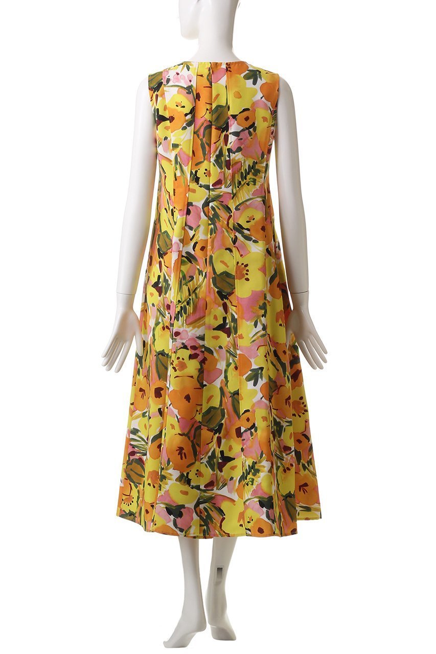 【ランバン オン ブルー/LANVIN en Bleu】のC est le Printempsワンピース 人気、トレンドファッション・服の通販 founy(ファニー) 　ファッション　Fashion　レディースファッション　Fashion for Women　ワンピース　Dresses　チュニック　Tunic Tops & Dresses　イレギュラー　Irregular Design　チュニック　Tunic, Long Top　パーティ　Party, Party Style　フラワー　Flower, Floral　フレア　Flare, Flared　ロング　Long, Long-Length　夏　Summer　春　Spring　S/S・春夏　SS, Spring/Summer, Warm Season　other-4|ID: prp329100004369511 ipo3291000000035494900