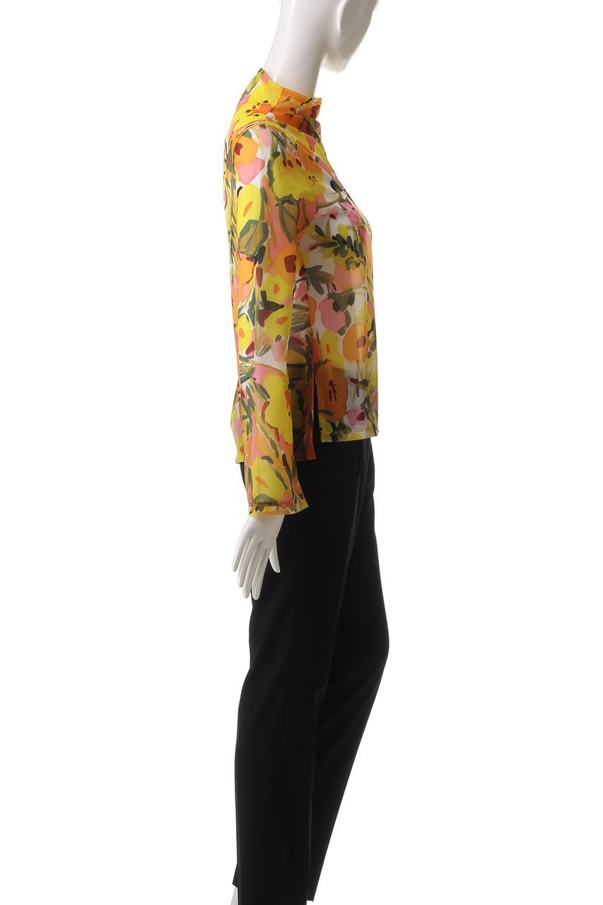 【ランバン オン ブルー/LANVIN en Bleu】のC est le Printempsカットソー 人気、トレンドファッション・服の通販 founy(ファニー) 　ファッション　Fashion　レディースファッション　Fashion for Women　トップス・カットソー　Cut & Sew Tops　シャツ・ブラウス・オフィスカジュアル　Elegant Blouses & Button-Ups　ロングTシャツ・Tシャツ　Longline T-Shirts & Tees　カットソー・ベーシックTシャツ　Cut-and-Sewn Tops / Stretch Tees & Basics　カットソー　Cut and Sewn Top　スリーブ　Sleeve, Long Sleeve / Short Sleeve　フラワー　Flower, Floral　フレア　Flare, Flared　ロング　Long, Long-Length　半袖　Short Sleeve, Half Sleeve　夏　Summer　春　Spring　S/S・春夏　SS, Spring/Summer, Warm Season　other-3|ID: prp329100004369512 ipo3291000000032876883