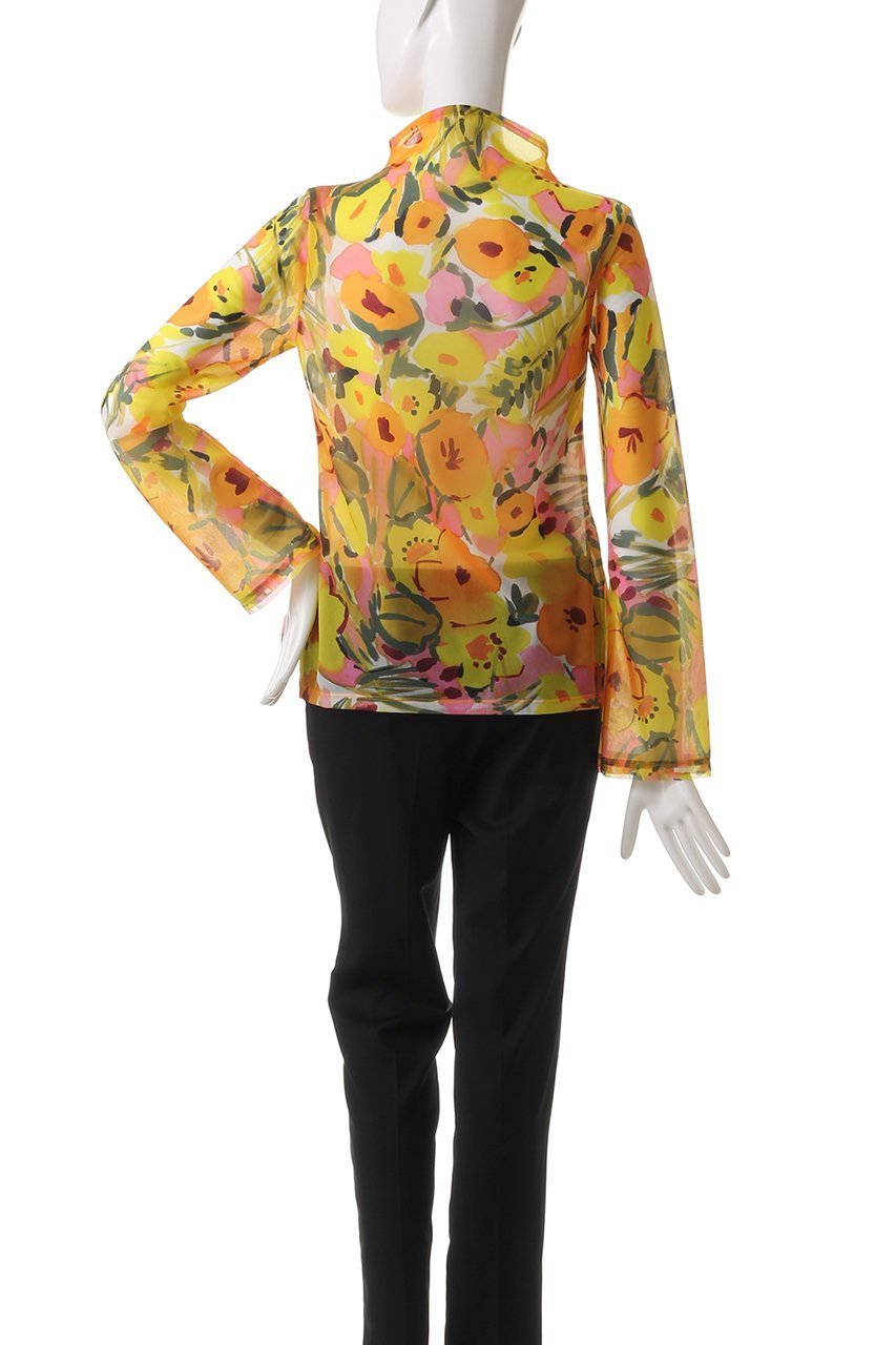 【ランバン オン ブルー/LANVIN en Bleu】のC est le Printempsカットソー 人気、トレンドファッション・服の通販 founy(ファニー) ファッション Fashion レディースファッション Fashion for Women トップス・カットソー Cut & Sew Tops シャツ・ブラウス・オフィスカジュアル Elegant Blouses & Button-Ups ロングTシャツ・Tシャツ Longline T-Shirts & Tees カットソー・ベーシックTシャツ Cut-and-Sewn Tops / Stretch Tees & Basics カットソー Cut and Sewn Top スリーブ Sleeve, Long Sleeve / Short Sleeve フラワー Flower, Floral フレア Flare, Flared ロング Long, Long-Length 半袖 Short Sleeve, Half Sleeve 夏 Summer 春 Spring S/S・春夏 SS, Spring/Summer, Warm Season other-4|ID: prp329100004369512 ipo3291000000034825729