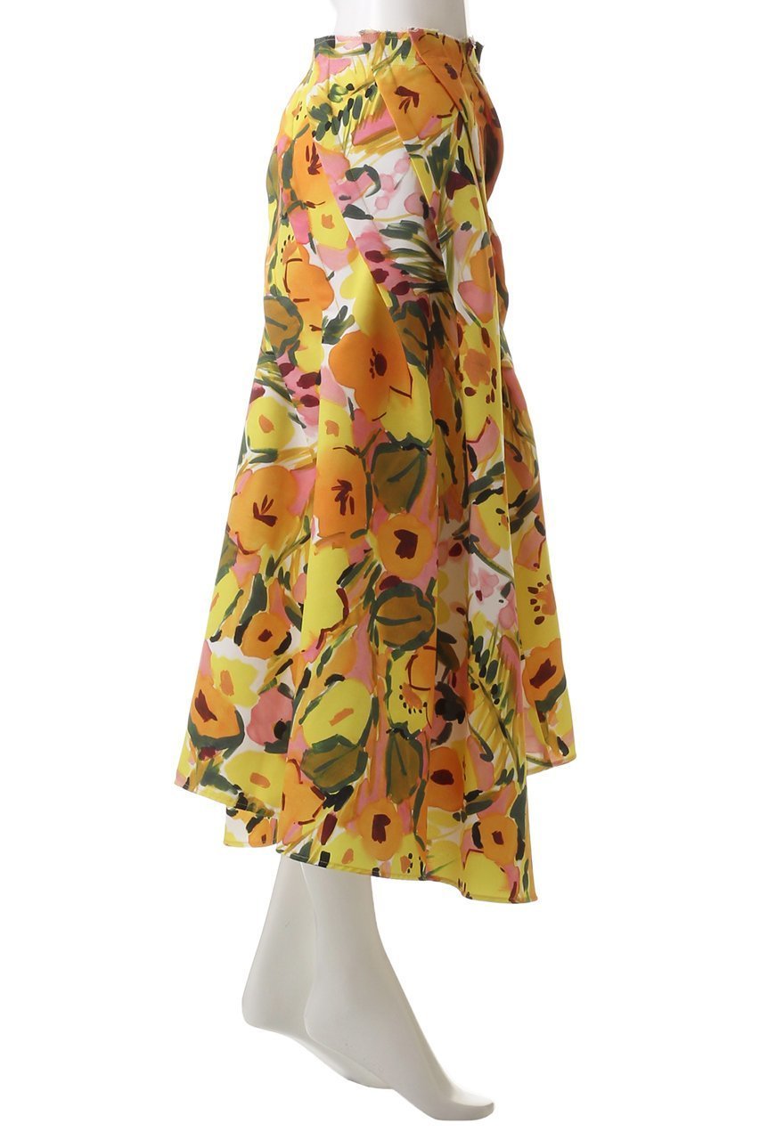 【ランバン オン ブルー/LANVIN en Bleu】のC est le Printempsスカート 人気、トレンドファッション・服の通販 founy(ファニー) 　ファッション　Fashion　レディースファッション　Fashion for Women　スカート　Skirts　ロングスカート　Long Skirts / Maxi & Midi Skirts　イレギュラーヘム　Irregular Hem　シンプル　Simple, Minimal　フラワー　Flower, Floral　ランダム　Random, Irregular　ロング　Long, Long-Length　夏　Summer　春　Spring　S/S・春夏　SS, Spring/Summer, Warm Season　other-3|ID: prp329100004369513 ipo3291000000035494942