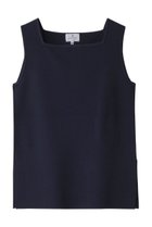【ランバン オン ブルー/LANVIN en Bleu】のスクエアネックノースリーブニット ネイビー|ID: prp329100004369514 ipo3291000000032951516