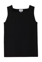 【ランバン オン ブルー/LANVIN en Bleu】のスクエアネックノースリーブニット ブラック|ID: prp329100004369514 ipo3291000000032951524