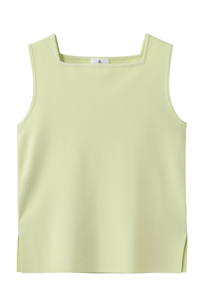 【ランバン オン ブルー/LANVIN en Bleu】のスクエアネックノースリーブニット インテリア・キッズ・メンズ・レディースファッション・服の通販 founy(ファニー) https://founy.com/ ファッション Fashion レディースファッション Fashion for Women トップス・カットソー Cut & Sew Tops ニット Knit Tops & Sweaters キャミソール&ノースリーブ Camisoles & Sleeveless Tops カジュアルプルオーバー・ニットトップス Pullovers & Knit Tops / Casual Pullovers インナー Innerwear カーディガン Cardigan, Knitwear ジャケット Jacket, Outerwear スクエア Square, Square Shape デコルテ Décolleté, Neckline ノースリーブ Sleeveless, No-Sleeve ファブリック Fabric, Textile ベーシック Basic, Essential |ID: prp329100004369514 ipo3291000000036606411