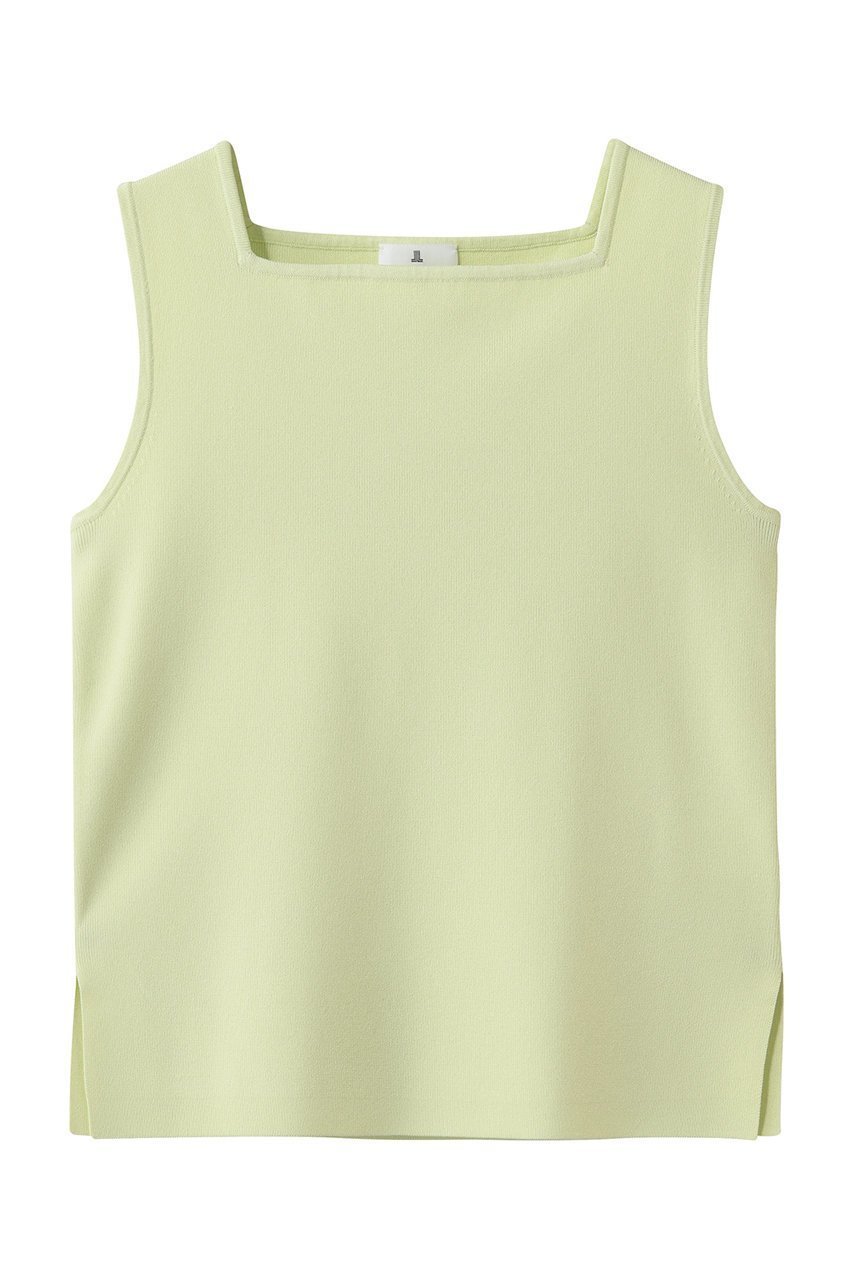 【ランバン オン ブルー/LANVIN en Bleu】のスクエアネックノースリーブニット 人気、トレンドファッション・服の通販 founy(ファニー) 　ファッション　Fashion　レディースファッション　Fashion for Women　トップス・カットソー　Cut & Sew Tops　ニット　Knit Tops & Sweaters　キャミソール&ノースリーブ　Camisoles & Sleeveless Tops　カジュアルプルオーバー・ニットトップス　Pullovers & Knit Tops / Casual Pullovers　インナー　Innerwear　カーディガン　Cardigan, Knitwear　ジャケット　Jacket, Outerwear　スクエア　Square, Square Shape　デコルテ　Décolleté, Neckline　ノースリーブ　Sleeveless, No-Sleeve　ファブリック　Fabric, Textile　ベーシック　Basic, Essential　 other-1|ID: prp329100004369514 ipo3291000000036606411