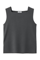 【ランバン オン ブルー/LANVIN en Bleu】のスクエアネックノースリーブニット 人気、トレンドファッション・服の通販 founy(ファニー) ファッション Fashion レディースファッション Fashion for Women トップス・カットソー Cut & Sew Tops ニット Knit Tops & Sweaters キャミソール&ノースリーブ Camisoles & Sleeveless Tops カジュアルプルオーバー・ニットトップス Pullovers & Knit Tops / Casual Pullovers インナー Innerwear カーディガン Cardigan, Knitwear ジャケット Jacket, Outerwear スクエア Square, Square Shape デコルテ Décolleté, Neckline ノースリーブ Sleeveless, No-Sleeve ファブリック Fabric, Textile ベーシック Basic, Essential thumbnail グレー|ID: prp329100004369514 ipo3291000000036606415