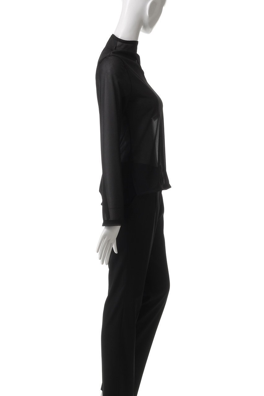 【ランバン オン ブルー/LANVIN en Bleu】のシアーフレアスリーブカットソー 人気、トレンドファッション・服の通販 founy(ファニー) 　ファッション　Fashion　レディースファッション　Fashion for Women　トップス・カットソー　Cut & Sew Tops　シャツ・ブラウス・オフィスカジュアル　Elegant Blouses & Button-Ups　ロングTシャツ・Tシャツ　Longline T-Shirts & Tees　カットソー・ベーシックTシャツ　Cut-and-Sewn Tops / Stretch Tees & Basics　アシンメトリー　Asymmetrical Style　シアー　Sheer, See-Through　シンプル　Simple, Minimal　スリット　Slit, Slit Detail　スリーブ　Sleeve, Long Sleeve / Short Sleeve　フレア　Flare, Flared　モチーフ　Motif, Design Theme　ロング　Long, Long-Length　other-3|ID: prp329100004369516 ipo3291000000032876923