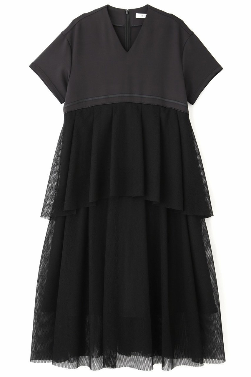 【アドーア/ADORE】のメッシュコンビダンボールワンピース 人気、トレンドファッション・服の通販 founy(ファニー) 　ファッション　Fashion　レディースファッション　Fashion for Women　ワンピース　Dresses　チュニック　Tunic Tops & Dresses　カットソー　Cut and Sewn Top　シンプル　Simple, Minimal　チュニック　Tunic, Long Top　メッシュ　Mesh, Net Fabric　ロング　Long, Long-Length　再入荷　Restock / Back in Stock　 other-1|ID: prp329100004369524 ipo3291000000032807532