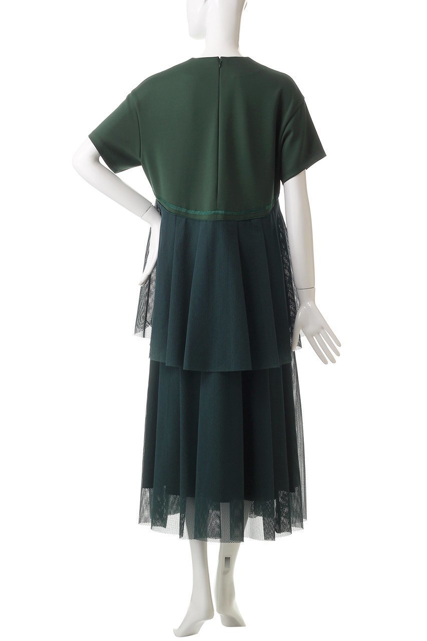 【アドーア/ADORE】のメッシュコンビダンボールワンピース 人気、トレンドファッション・服の通販 founy(ファニー) 　ファッション　Fashion　レディースファッション　Fashion for Women　ワンピース　Dresses　チュニック　Tunic Tops & Dresses　カットソー　Cut and Sewn Top　シンプル　Simple, Minimal　チュニック　Tunic, Long Top　メッシュ　Mesh, Net Fabric　ロング　Long, Long-Length　再入荷　Restock / Back in Stock　other-4|ID: prp329100004369524 ipo3291000000032807537