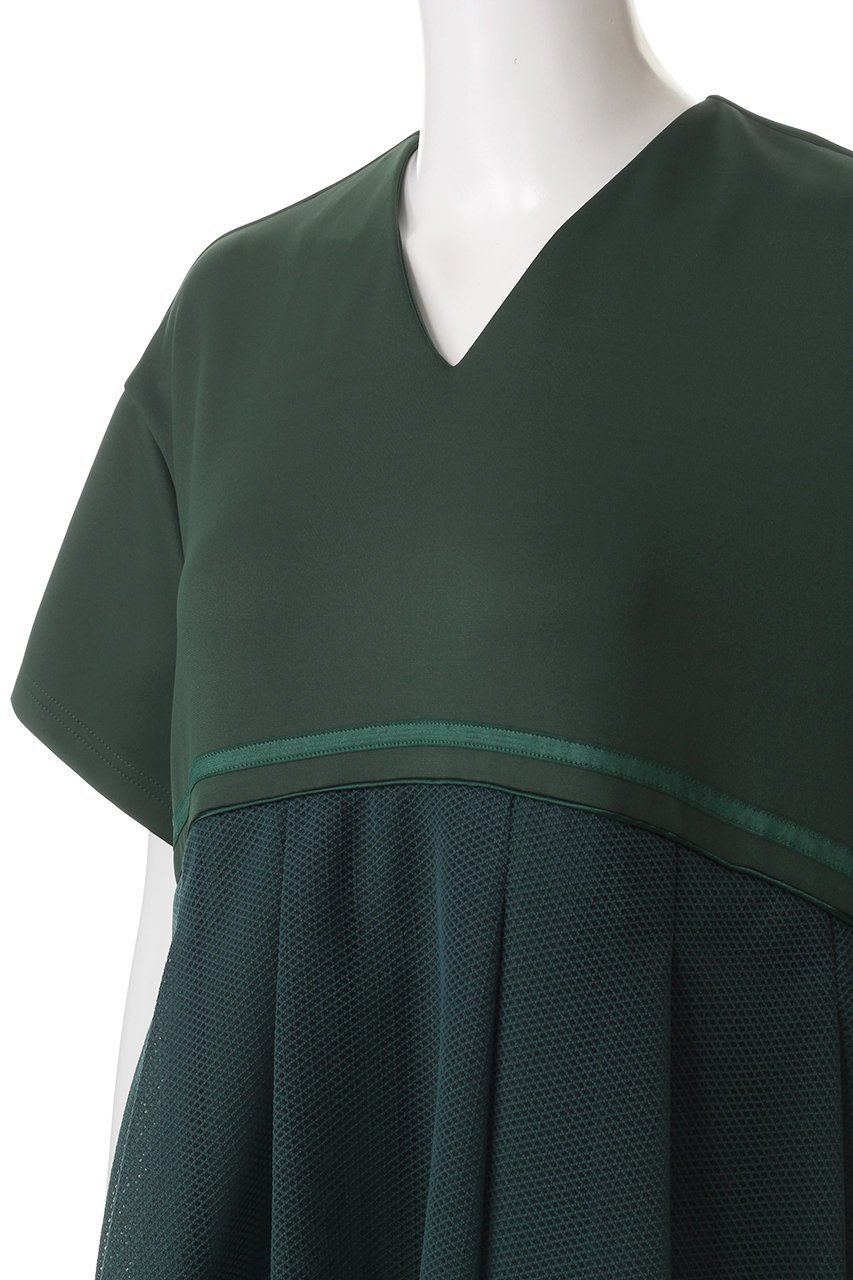 【アドーア/ADORE】のメッシュコンビダンボールワンピース 人気、トレンドファッション・服の通販 founy(ファニー) 　ファッション　Fashion　レディースファッション　Fashion for Women　ワンピース　Dresses　チュニック　Tunic Tops & Dresses　カットソー　Cut and Sewn Top　シンプル　Simple, Minimal　チュニック　Tunic, Long Top　メッシュ　Mesh, Net Fabric　ロング　Long, Long-Length　再入荷　Restock / Back in Stock　other-5|ID: prp329100004369524 ipo3291000000032807538