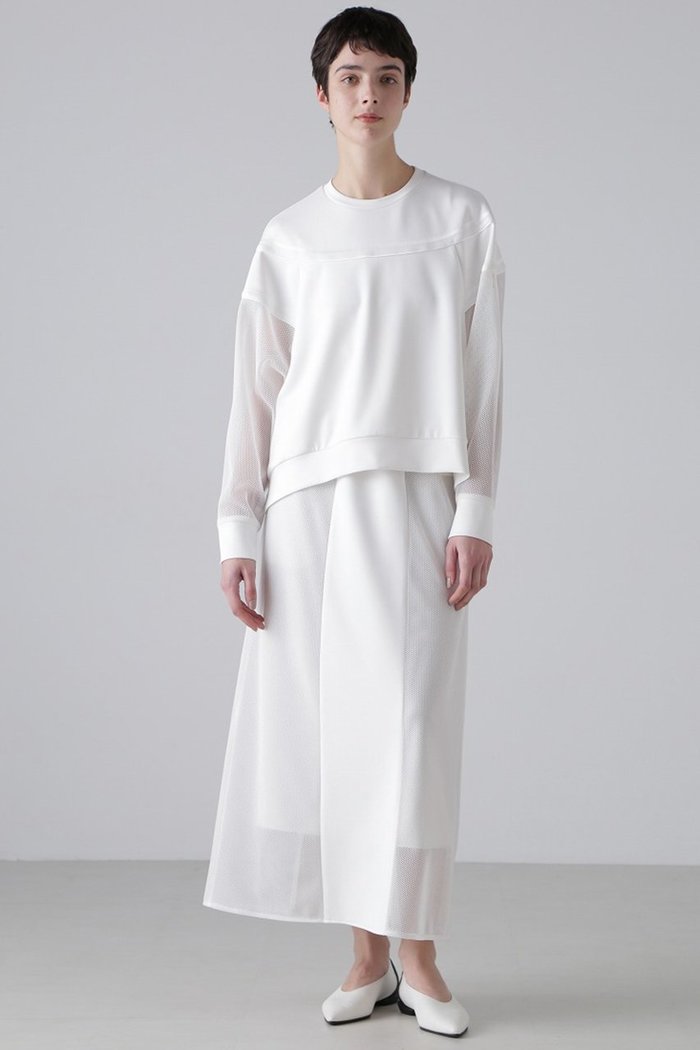 【アドーア/ADORE】のメッシュコンビダンボールスカート インテリア・キッズ・メンズ・レディースファッション・服の通販 founy(ファニー) https://founy.com/ ファッション Fashion レディースファッション Fashion for Women スカート Skirts ロングスカート Long Skirts / Maxi & Midi Skirts おすすめ Recommended / Our Picks カットソー Cut and Sewn Top スタイリッシュ Stylish, Fashionable ストリング String, Drawstring セットアップ Set-Up, Coordinated Outfit タイトスカート Pencil Skirt, Tight Skirt メッシュ Mesh, Net Fabric ロング Long, Long-Length |ID: prp329100004369525 ipo3291000000032824753
