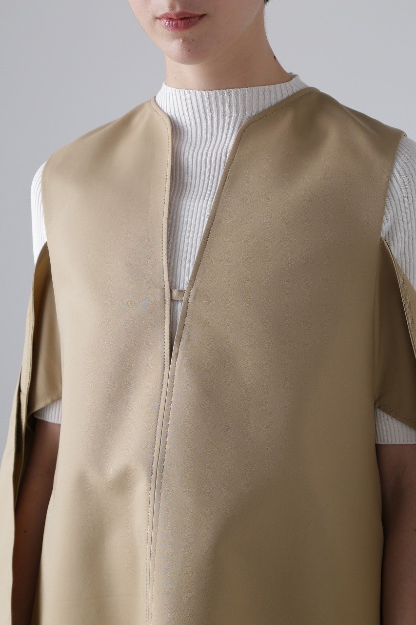 【アドーア/ADORE】のダブルコットンワンピース 人気、トレンドファッション・服の通販 founy(ファニー) 　ファッション　Fashion　レディースファッション　WOMEN　ワンピース　Dress　チュニック　Tunic　おすすめ　Recommend　シンプル　Simple　チュニック　Tunic　ドレス　Dress　ノースリーブ　No Sleeve　フィット　Fit　フォルム　Form　フロント　Front　ロング　Long　夏　Summer　春　Spring　S/S・春夏　Ss・Spring/Summer　other-5|ID: prp329100004369526 ipo3291000000031337692