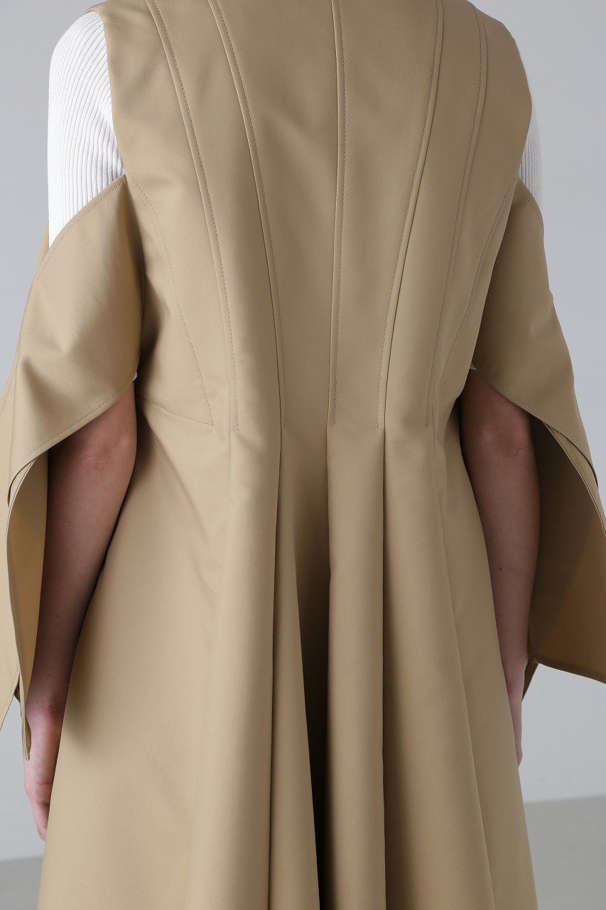 【アドーア/ADORE】のダブルコットンワンピース 人気、トレンドファッション・服の通販 founy(ファニー) 　ファッション　Fashion　レディースファッション　Ladies' Fashion Online　ワンピース　Dress　チュニック　Tunic　シンプル　Simple　チュニック　Tunic　ドレス　Dress　ノースリーブ　No Sleeve　フォルム　Form　フロント　Front　ロング　Long　再入荷　Restock/Back In Stock/Re Arrival　other-8|ID: prp329100004369526 ipo3291000000032648250