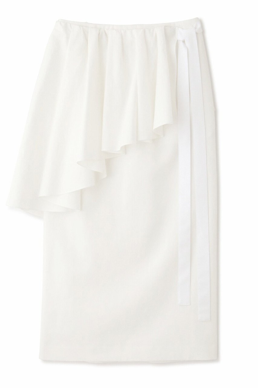 【アドーア/ADORE】のチンツギャバスカート インテリア・キッズ・メンズ・レディースファッション・服の通販 founy(ファニー) 　ファッション　Fashion　レディースファッション　Fashion for Women　スカート　Skirts　ロングスカート　Long Skirts / Maxi & Midi Skirts　シンプル　Simple, Minimal　タイトスカート　Pencil Skirt, Tight Skirt　ペプラム　Peplum, Flared Hem　ランダム　Random, Irregular　ロング　Long, Long-Length　再入荷　Restock / Back in Stock　ホワイト|ID: prp329100004369528 ipo3291000000034989339