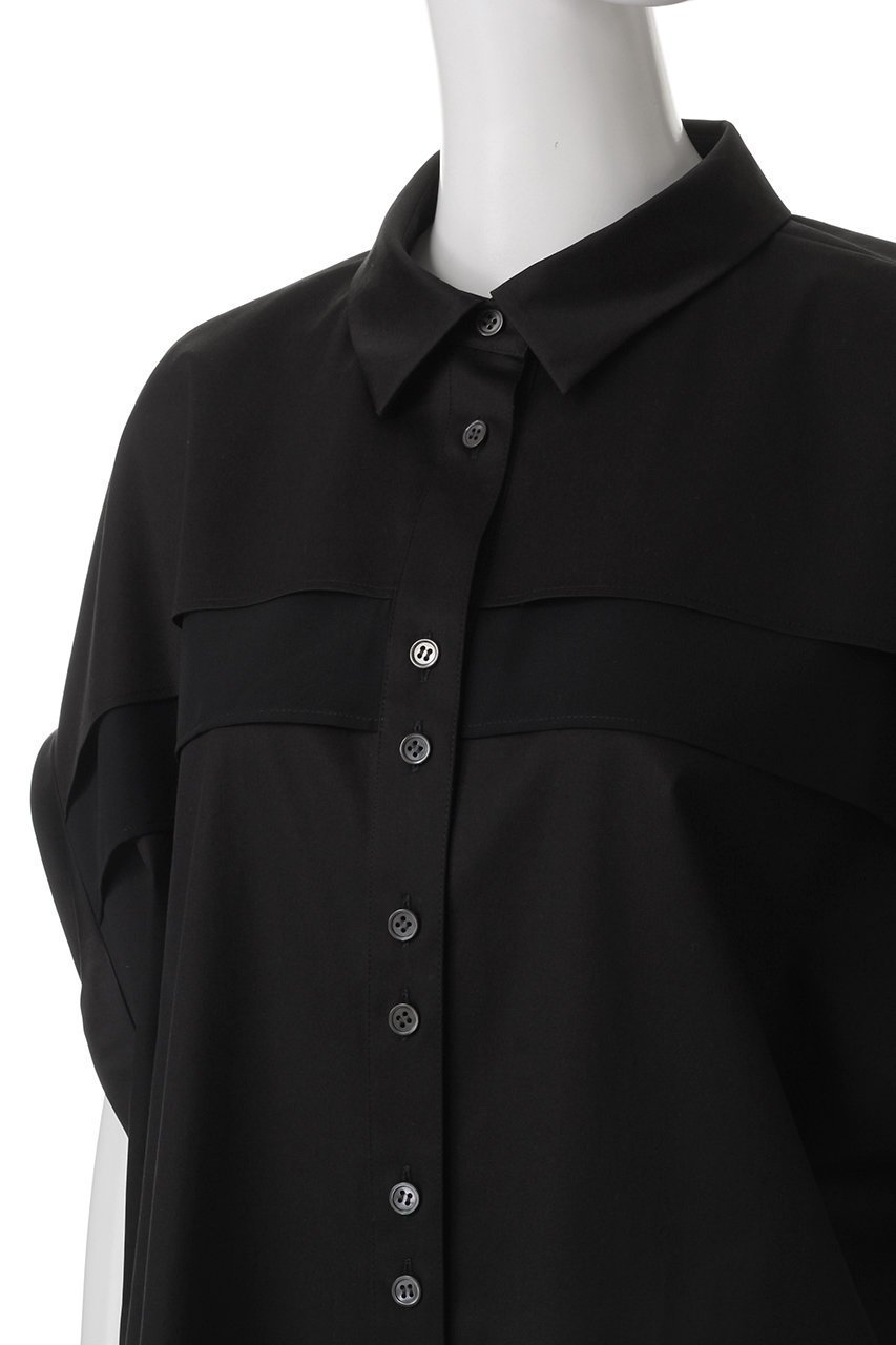 【アドーア/ADORE】のモダンコットンロールアップブラウス 人気、トレンドファッション・服の通販 founy(ファニー) 　ファッション　Fashion　レディースファッション　Fashion for Women　トップス・カットソー　Cut & Sew Tops　シャツ・ブラウス・オフィスカジュアル　Elegant Blouses & Button-Ups　シアー　Sheer, See-Through　ショート　Short, Short Length　ストレッチ　Stretch, Stretchy Fabric　スリーブ　Sleeve, Long Sleeve / Short Sleeve　フロント　Front, Front Design　ヨーク　Yoke, Yoke Design　リラックス　Relax, Relaxed Fit　other-5|ID: prp329100004369530 ipo3291000000032861257