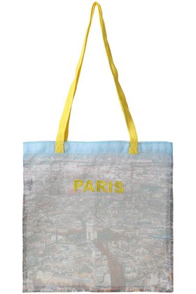【マルティニーク/martinique】の【brigitte tanaka】PARIS CIEL BAG 人気、トレンドファッション・服の通販 founy(ファニー) ファッション Fashion レディースファッション Fashion for Women バッグ Bags イエロー Yellow シアー Sheer, See-Through フランス France, French プリント Print, Printed Pattern |ID:prp329100004369535