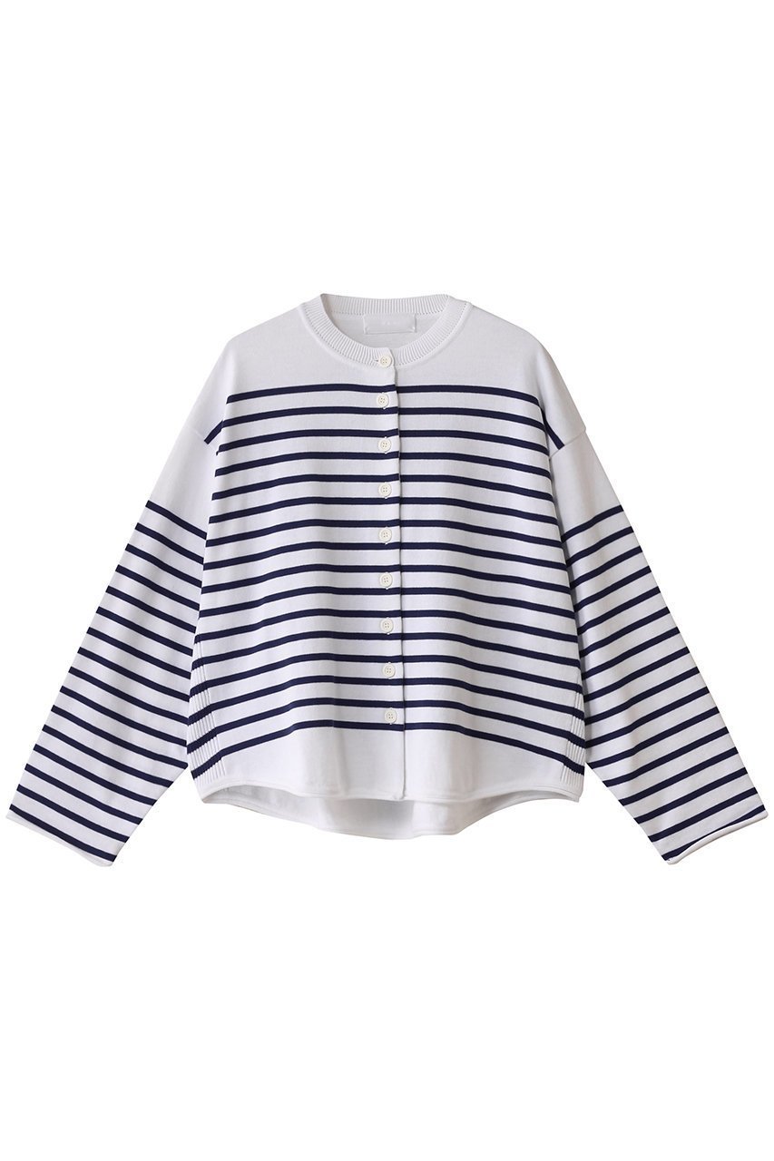 【エリオポール/heliopole】の【uca】COOL TOUCH BOR カーディガン 人気、トレンドファッション・服の通販 founy(ファニー) ファッション Fashion レディースファッション Fashion for Women トップス・カットソー Cut & Sew Tops ニット Knit Tops & Sweaters カーディガン・羽織り Layered Style Cardigans おすすめ Recommended / Our Picks カーディガン Cardigan, Knitwear セットアップ Set-Up, Coordinated Outfit ボーダー Border, Stripe 春 Spring other-1|ID: prp329100004369539 ipo3291000000032945979