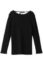 【エリオポール/heliopole】のバックリボンリブニット 人気、トレンドファッション・服の通販 founy(ファニー) ファッション Fashion レディースファッション Fashion for Women トップス・カットソー Cut & Sew Tops ニット Knit Tops & Sweaters カジュアルプルオーバー・ニットトップス Pullovers & Knit Tops / Casual Pullovers インナー Innerwear コンパクト Compact, Small Size フィット Fit, Slim Fit リブニット Rib Knit, Ribbed Knit リボン Ribbon, Bow thumbnail ブラック|ID: prp329100004369545 ipo3291000000035067246