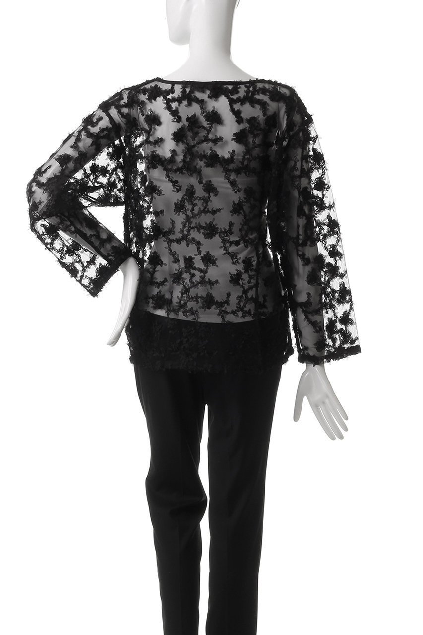 【エリオポール/heliopole】のフローラルパターンシアーブラウス 人気、トレンドファッション・服の通販 founy(ファニー) ファッション Fashion レディースファッション Fashion for Women トップス・カットソー Cut & Sew Tops シャツ・ブラウス・オフィスカジュアル Elegant Blouses & Button-Ups スリーブ Sleeve, Long Sleeve / Short Sleeve フェミニン Feminine, Girly フラワー Flower, Floral ボトム Bottoms, Lower Wear ラグジュアリー Luxury, Elegant ロング Long, Long-Length other-4|ID: prp329100004369546 ipo3291000000035063537