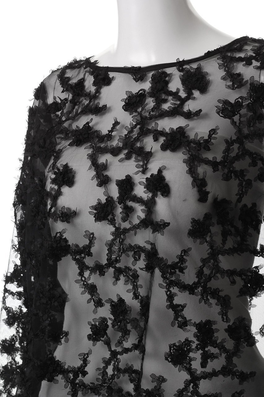 【エリオポール/heliopole】のフローラルパターンシアーブラウス 人気、トレンドファッション・服の通販 founy(ファニー) ファッション Fashion レディースファッション Fashion for Women トップス・カットソー Cut & Sew Tops シャツ・ブラウス・オフィスカジュアル Elegant Blouses & Button-Ups スリーブ Sleeve, Long Sleeve / Short Sleeve フェミニン Feminine, Girly フラワー Flower, Floral ボトム Bottoms, Lower Wear ラグジュアリー Luxury, Elegant ロング Long, Long-Length other-5|ID: prp329100004369546 ipo3291000000035063540