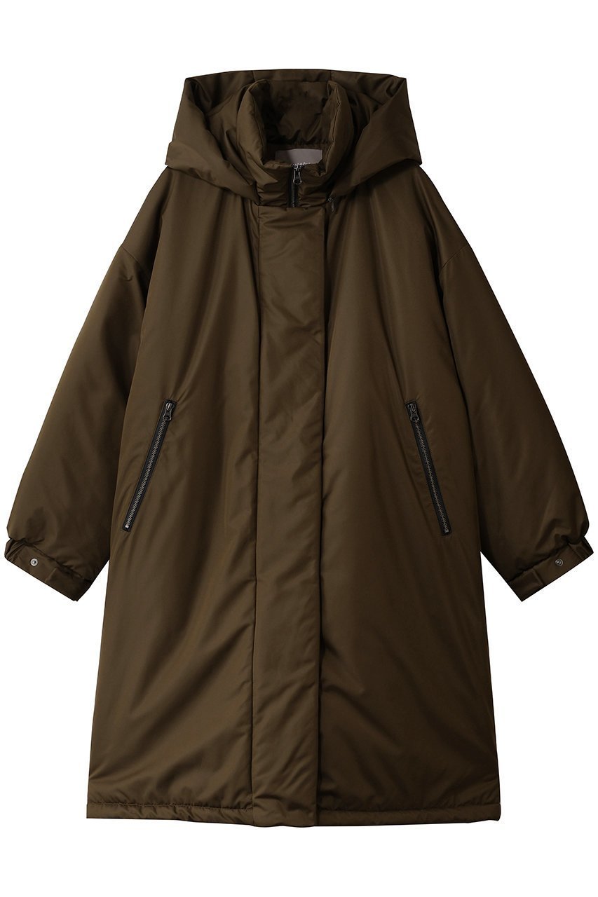 【エリオポール/heliopole】のthe FIELD コート インテリア・キッズ・メンズ・レディースファッション・服の通販 founy(ファニー) 　ファッション　Fashion　レディースファッション　Fashion for Women　アウター　Coat / Outerwear Collection　コート・ロングコート・ピーコート　Long Coats, Peacoats & More　アウトドア　Outdoor Clothing　タフタ　Taffeta, Structured Fabric　ミリタリー　Military, Army Style　ロング　Long, Long-Length　定番　Standard, Basic Item　オリーブ|ID: prp329100004369547 ipo3291000000035845739