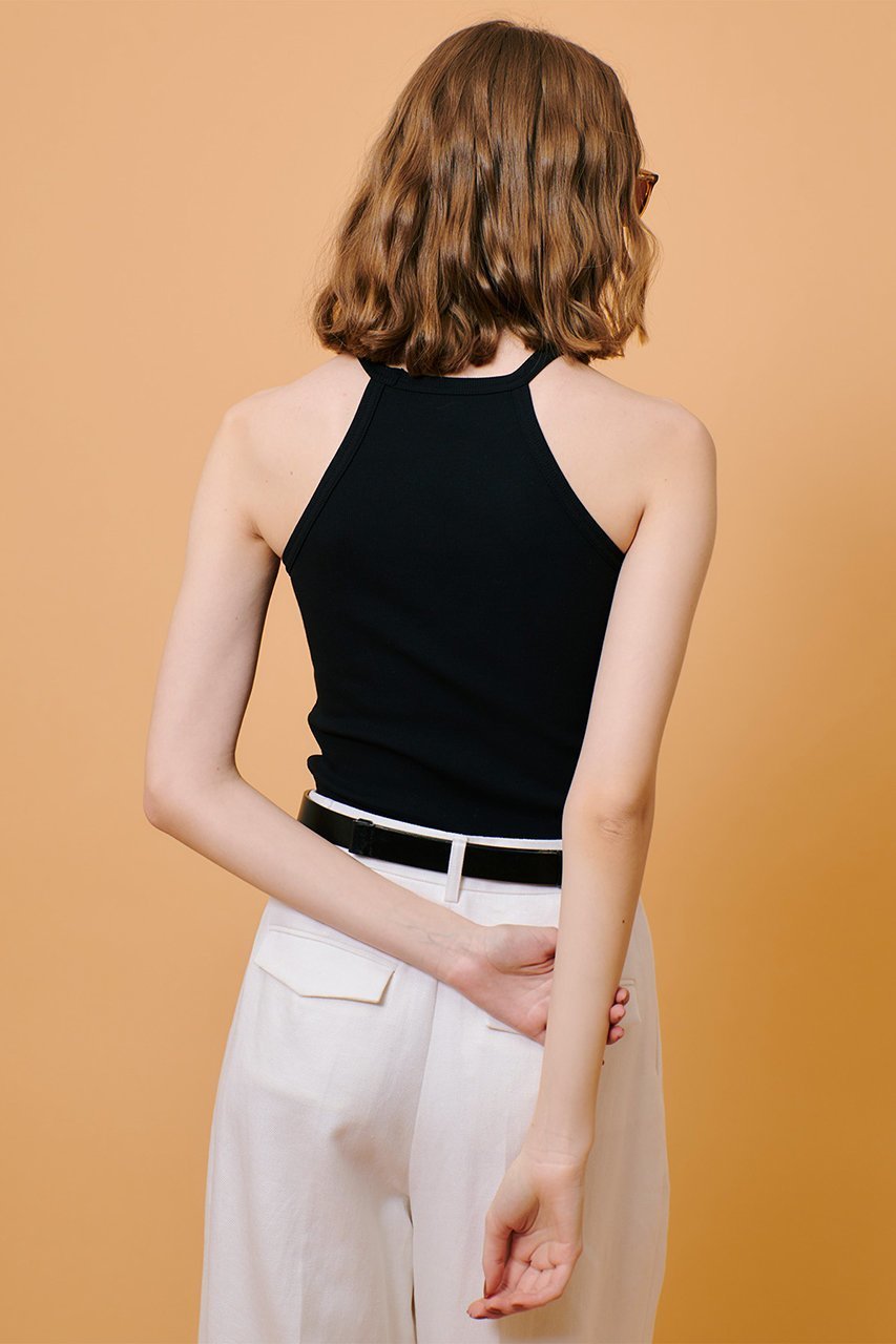 【アルアバイル/allureville】のホルターネックカップインタンク 人気、トレンドファッション・服の通販 founy(ファニー) 　ファッション　Fashion　レディースファッション　Fashion for Women　トップス・カットソー　Cut & Sew Tops　キャミソール&ノースリーブ　Camisoles & Sleeveless Tops　シャツ・ブラウス・オフィスカジュアル　Elegant Blouses & Button-Ups　ロングTシャツ・Tシャツ　Longline T-Shirts & Tees　カットソー・ベーシックTシャツ　Cut-and-Sewn Tops / Stretch Tees & Basics　おすすめ　Recommended / Our Picks　アンダー　Underwear Essentials　インナー　Innerwear　オレンジ　Orange　キャミソール　Camisole, Spaghetti Strap Top　タンク　Tank Top, Sleeveless Top　デニム　Denim, Jeans Material　ベーシック　Basic, Essential　ボトム　Bottoms, Lower Wear　ライナー　Liner, Inner Layer　再入荷　Restock / Back in Stock　定番　Standard, Basic Item　other-5|ID: prp329100004369556 ipo3291000000032705475