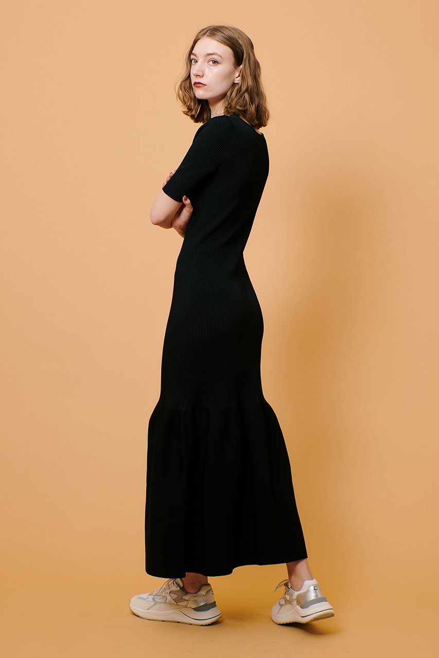 【アルアバイル/allureville】のニットマーメイドワンピース 人気、トレンドファッション・服の通販 founy(ファニー) 　ファッション　Fashion　レディースファッション　Fashion for Women　ワンピース　Dresses　チュニック　Tunic Tops & Dresses　おすすめ　Recommended / Our Picks　クール　Cool, Chic　ジャケット　Jacket, Outerwear　スクエア　Square, Square Shape　チュニック　Tunic, Long Top　デコルテ　Décolleté, Neckline　ブルゾン　Blouson, Bomber Jacket　マーメイド　Mermaid, Fishtail Silhouette　ロング　Long, Long-Length　羽織　Haori, Light Jacket　other-7|ID: prp329100004369559 ipo3291000000032865221