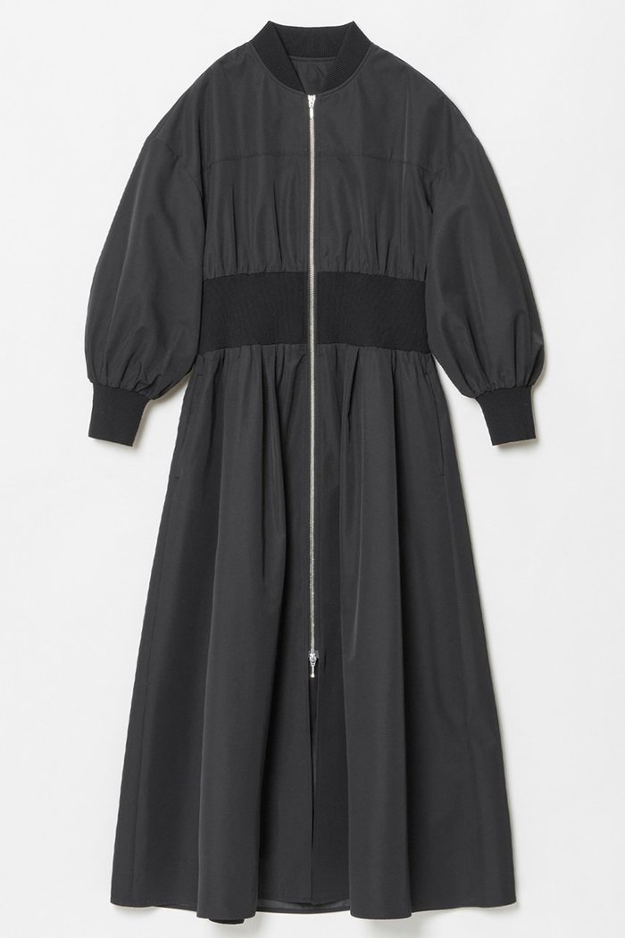 【アルアバイル/allureville】のボンバーワンピース インテリア・キッズ・メンズ・レディースファッション・服の通販 founy(ファニー) https://founy.com/ ファッション Fashion レディースファッション WOMEN ワンピース Dress チュニック Tunic エレガント 上品 Elegant タフタ Taffeta チュニック Tunic トレンド Trend ロング Long |ID: prp329100004369561 ipo3291000000030544988