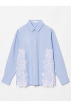 【アルアバイル/allureville】のサイドエンブロイダリーシャツブラウス 人気、トレンドファッション・服の通販 founy(ファニー) ファッション Fashion レディースファッション Fashion for Women トップス・カットソー Cut & Sew Tops シャツ・ブラウス・オフィスカジュアル Elegant Blouses & Button-Ups おすすめ Recommended / Our Picks スカラップ Scallop, Scalloped Edge ストレート Straight, Straight Cut スリーブ Sleeve, Long Sleeve / Short Sleeve トレンド Trend, Trending Now ハーフ Half, Half-Length ボトム Bottoms, Lower Wear マニッシュ Mannish, Boyish メッシュ Mesh, Net Fabric モダン Modern, Contemporary レース Lace, Lace Fabric ロング Long, Long-Length 再入荷 Restock / Back in Stock thumbnail サックス|ID: prp329100004369563 ipo3291000000035054311