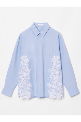 【アルアバイル/allureville】のサイドエンブロイダリーシャツブラウス 人気、トレンドファッション・服の通販 founy(ファニー) ファッション Fashion レディースファッション Fashion for Women トップス・カットソー Cut & Sew Tops シャツ・ブラウス・オフィスカジュアル Elegant Blouses & Button-Ups おすすめ Recommended / Our Picks スカラップ Scallop, Scalloped Edge ストレート Straight, Straight Cut スリーブ Sleeve, Long Sleeve / Short Sleeve トレンド Trend, Trending Now ハーフ Half, Half-Length ボトム Bottoms, Lower Wear マニッシュ Mannish, Boyish メッシュ Mesh, Net Fabric モダン Modern, Contemporary レース Lace, Lace Fabric ロング Long, Long-Length |ID:prp329100004369563