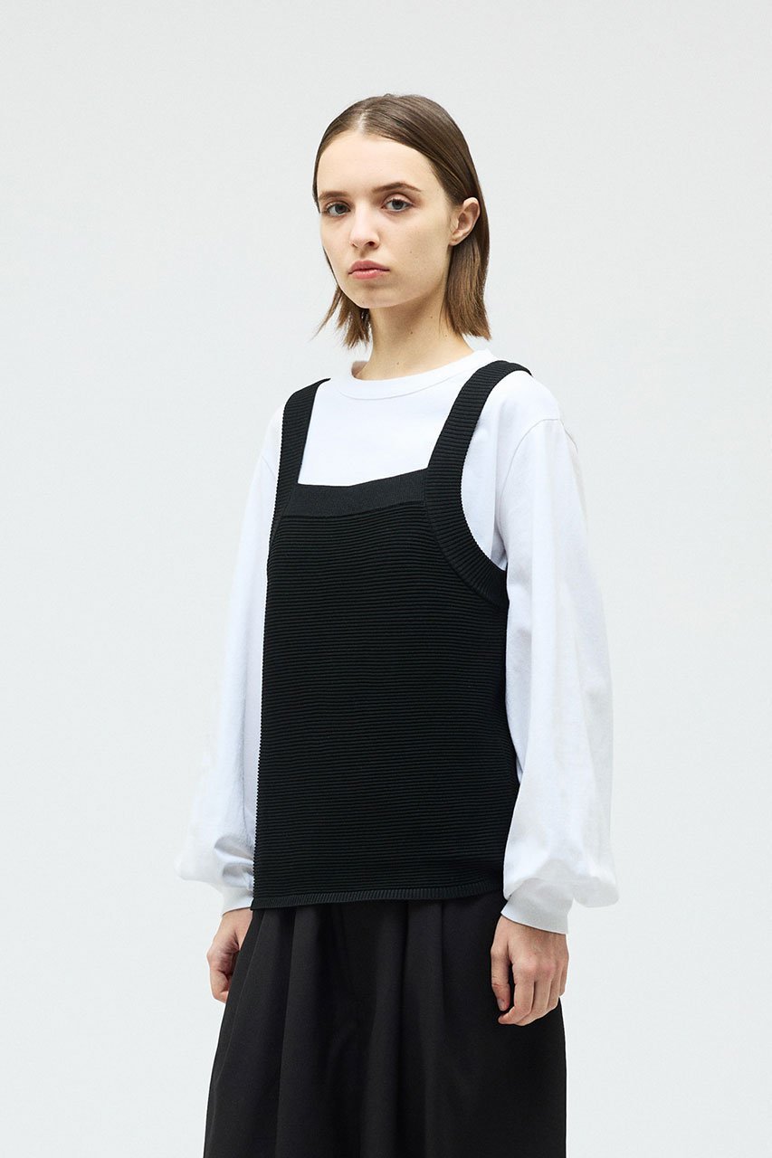 【ミズイロ インド/mizuiro ind】のcamisole vest ベスト 人気、トレンドファッション・服の通販 founy(ファニー) 　ファッション　Fashion　レディースファッション　Fashion for Women　トップス・カットソー　Cut & Sew Tops　ニット　Knit Tops & Sweaters　ベスト&ジレ / 重ね着スタイル　Vests & Gilets　カジュアルプルオーバー・ニットトップス　Pullovers & Knit Tops / Casual Pullovers　おすすめ　Recommended / Our Picks　シンプル　Simple, Minimal　スクエア　Square, Square Shape　デコルテ　Décolleté, Neckline　バランス　Balance, Style Balance　フィット　Fit, Slim Fit　ベスト　Vest, Waistcoat　ベーシック　Basic, Essential　定番　Standard, Basic Item　other-8|ID: prp329100004369564 ipo3291000000036218201