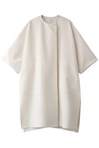 【ミズイロ インド/mizuiro ind】のno collar half slv CT コート off white|ID: prp329100004369565 ipo3291000000032932901