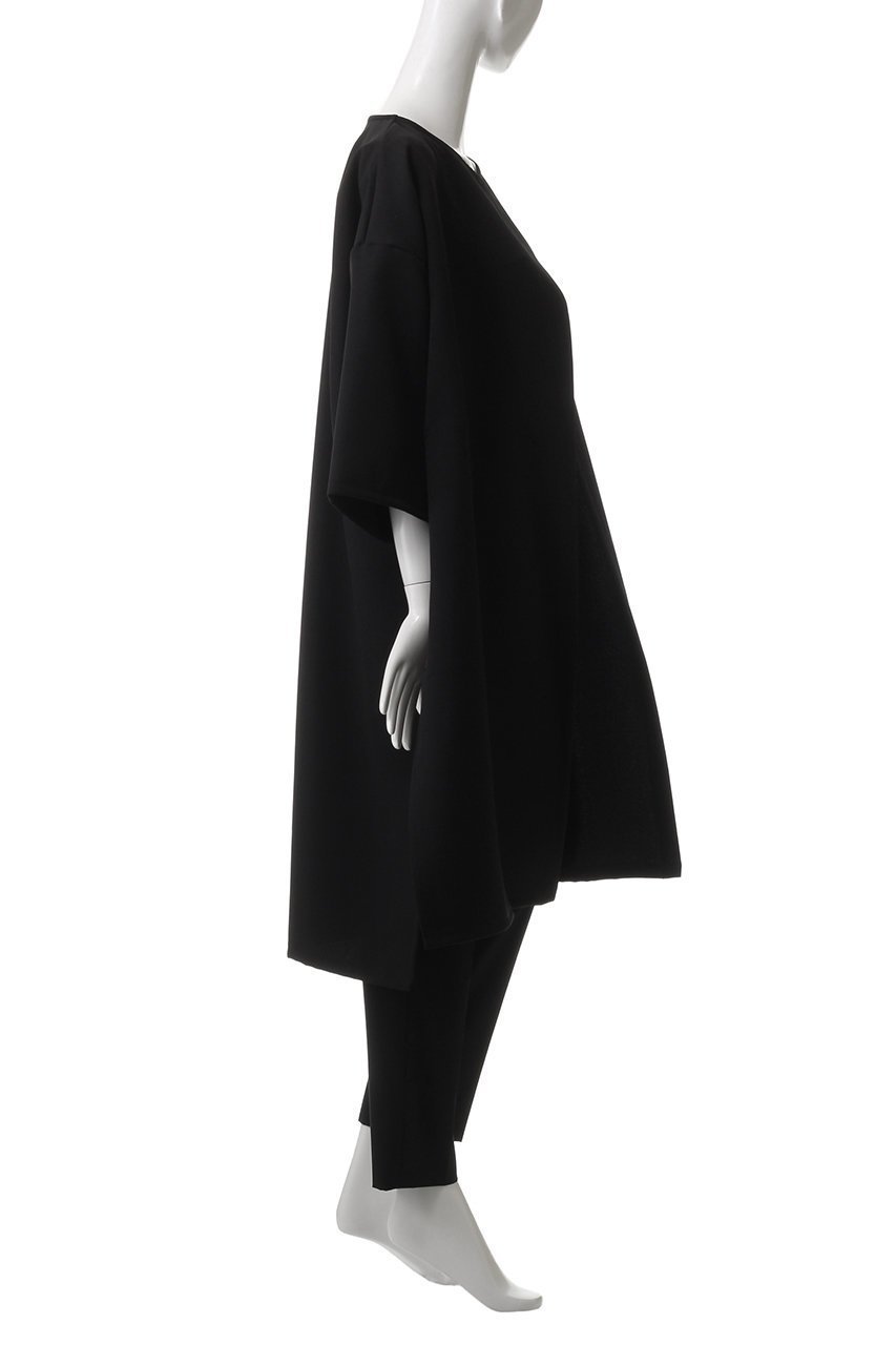 【ミズイロ インド/mizuiro ind】のno collar half slv CT コート 人気、トレンドファッション・服の通販 founy(ファニー) 　ファッション　Fashion　レディースファッション　Fashion for Women　アウター　Coat / Outerwear Collection　コート・ロングコート・ピーコート　Long Coats, Peacoats & More　スリット　Slit, Slit Detail　ロング　Long, Long-Length　ワイド　Wide, Wide Fit　other-3|ID: prp329100004369565 ipo3291000000032932936