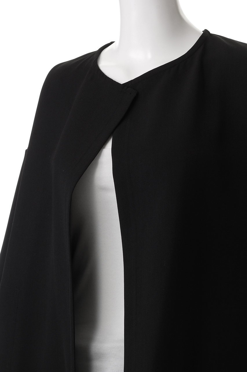 【ミズイロ インド/mizuiro ind】のno collar half slv CT コート 人気、トレンドファッション・服の通販 founy(ファニー) 　ファッション　Fashion　レディースファッション　Fashion for Women　アウター　Coat / Outerwear Collection　コート・ロングコート・ピーコート　Long Coats, Peacoats & More　スリット　Slit, Slit Detail　ロング　Long, Long-Length　ワイド　Wide, Wide Fit　other-5|ID: prp329100004369565 ipo3291000000032932951
