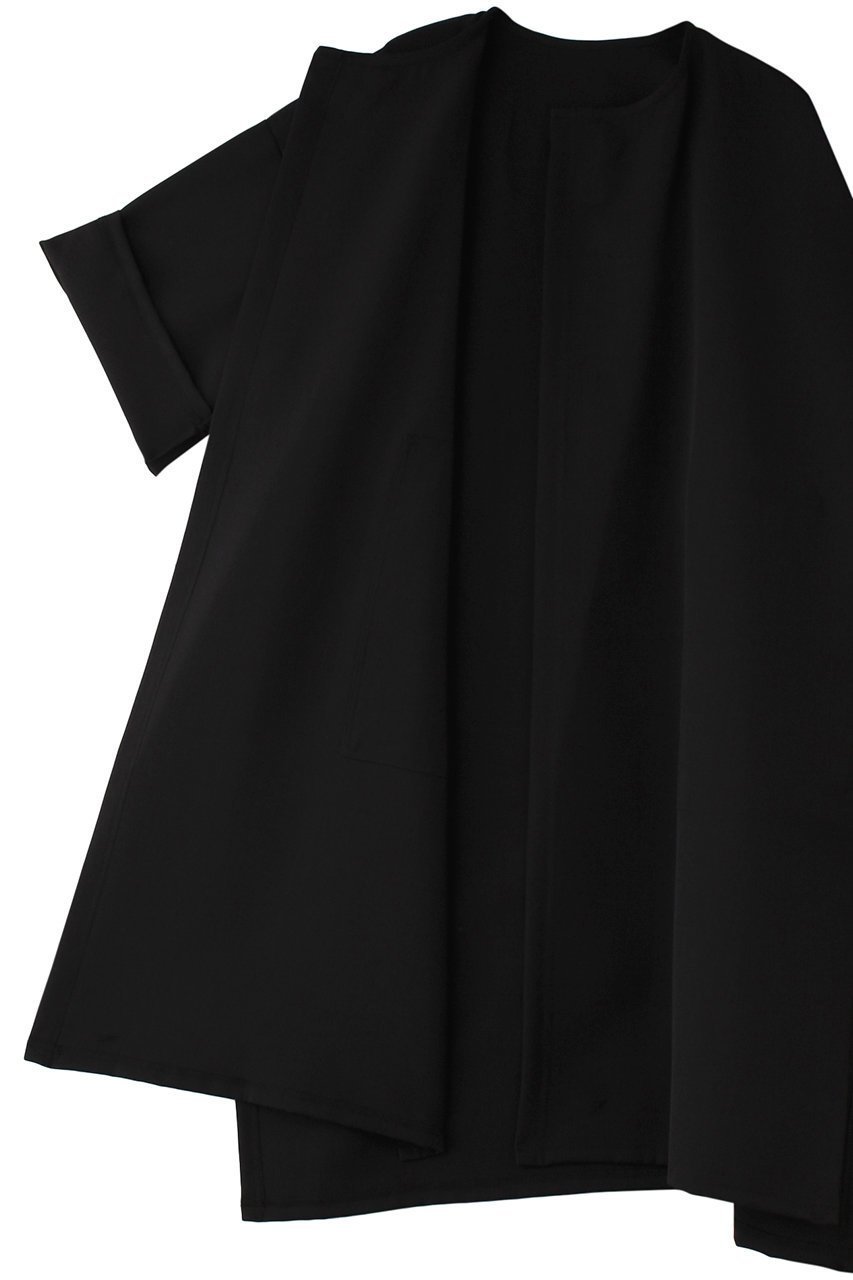 【ミズイロ インド/mizuiro ind】のno collar half slv CT コート 人気、トレンドファッション・服の通販 founy(ファニー) 　ファッション　Fashion　レディースファッション　Fashion for Women　アウター　Coat / Outerwear Collection　コート・ロングコート・ピーコート　Long Coats, Peacoats & More　スリット　Slit, Slit Detail　ロング　Long, Long-Length　ワイド　Wide, Wide Fit　other-6|ID: prp329100004369565 ipo3291000000032932957