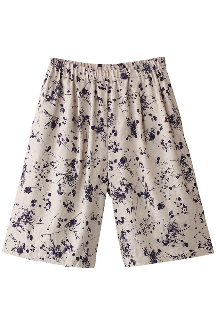 【ミズイロ インド/mizuiro ind】のrayon linen print short PT パンツ 人気、トレンドファッション・服の通販 founy(ファニー) 　ファッション　Fashion　レディースファッション　Fashion for Women　パンツ　Pants & Trousers　ショートパンツ・ハーフパンツ　High-Waisted & Relaxed Shorts　おすすめ　Recommended / Our Picks　ショート　Short, Short Length　ハーフ　Half, Half-Length　プリント　Print, Printed Pattern　モダン　Modern, Contemporary　モノトーン　Monotone, Black and White　リネン　Linen, Linen Fabric　リラックス　Relax, Relaxed Fit　ワイド　Wide, Wide Fit　 other-1|ID: prp329100004369566 ipo3291000000032926524